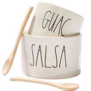 Rae Dunn Salsa and Guacamole bowls